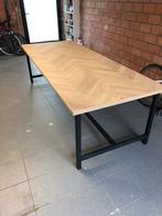 Eiken visgraat eettafel te koop, Enlèvement