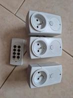 Set de 3 prises télécommandées, Bricolage & Construction, Enlèvement, Comme neuf, Prise de courant