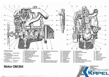 Handleiding Dieselmotor OM364 en OM366 PDF Online beschikbaar voor biedingen