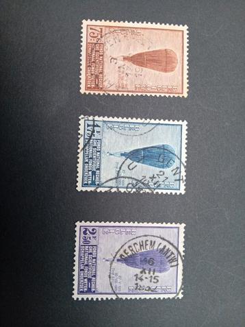 Timbres de Belgique n 353/355 estampillés lot 85B, Enlèvement ou Envoi, Oblitéré