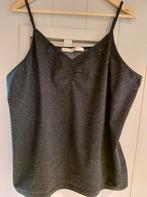 zwarte glittertop studio m48, Ophalen of Verzenden, Zo goed als nieuw, Zwart, Shirt of Top