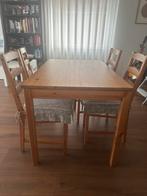 Eettafel met 4 stoelen, Huis en Inrichting, Ophalen, Zo goed als nieuw