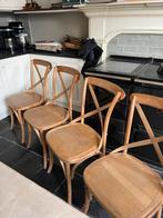 4 landelijke stoelen, Huis en Inrichting, Stoelen, Ophalen of Verzenden