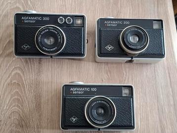Agfamatic 100 Agfamatic 200 Agfamatic 300 camera analoog beschikbaar voor biedingen