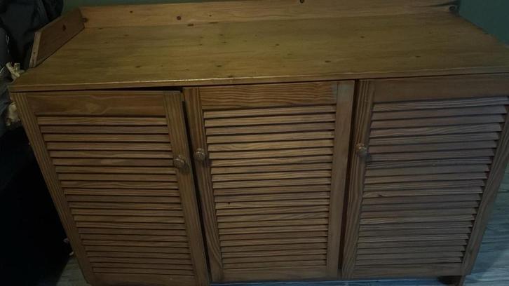 Kasten, Huis en Inrichting, Kasten | Kleerkasten, Gebruikt, Minder dan 100 cm, 100 tot 150 cm, 50 tot 75 cm, Met deur(en), Eikenhout