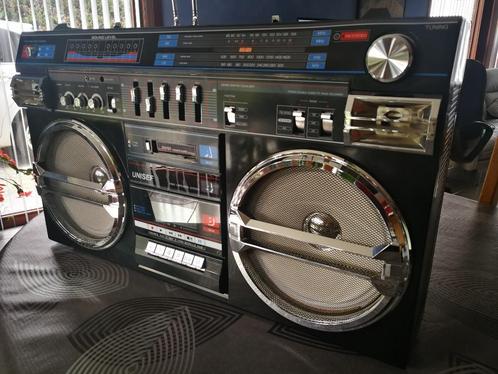 Ghettoblaster Unisef SZ-5000SL uit 1985, Audio, Tv en Foto, Radio's, Zo goed als nieuw, Radio, Ophalen