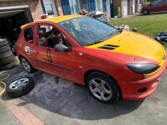 Peugeot 206 S16 GTI Autocross Circuit Trackdays