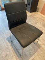 4 eetkamerstoelen, Huis en Inrichting, Stoelen, Ophalen, Gebruikt, Zwart, Vier