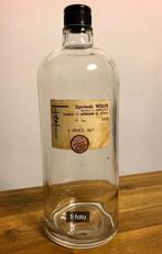 Antieken vintage apotheek fles (apotheek Wolfs Antwerpen), Ophalen of Verzenden