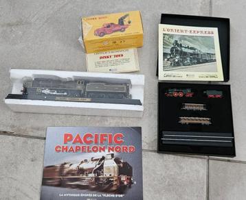 Train miniature pacific chapelon orient express dinky toys disponible aux enchères