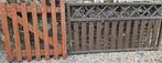 2 tuinpoortjes, Ophalen, Met poort, Gebruikt, Tuinhek