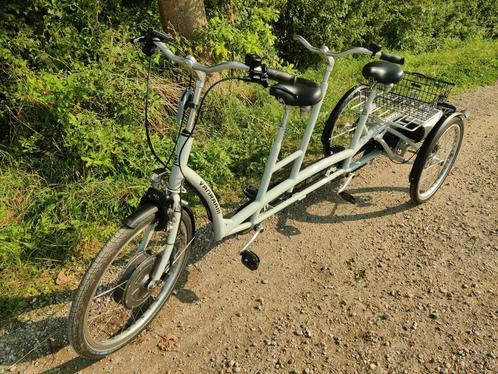 Van Raam Twinny Plus met elektrische ondersteuning., Vélos & Vélomoteurs, Vélos | Tricycles, Comme neuf, Enlèvement