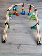 Connectors om duplo te combineren met de houten treinbaan, Kinderen en Baby's, Nieuw, Duplo, Ophalen of Verzenden