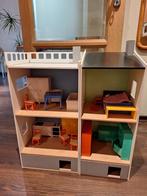 Poppenhuis met meubels, Kinderen en Baby's, Speelgoed | Poppenhuizen, Ophalen, Gebruikt, Poppenhuis