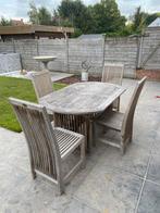 Tuinset TEAK (uitvouwbaar), Tuin en Terras, Ophalen, Zo goed als nieuw, Tuinset