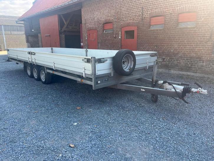 Hulco plateau aanhangwagen 600x200 bj 2021, Auto diversen, Aanhangers en Bagagewagens, Zo goed als nieuw, Ophalen