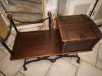 Banquette coffre bois fer forgé, Ophalen