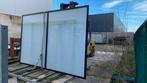 Glazen scherm, Tuin en Terras, Glas, Minder dan 3 meter, Zo goed als nieuw, 1 tot 2 meter