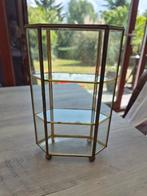 Miniatuurvitrine,, Ophalen of Verzenden, Gebruikt, Glas