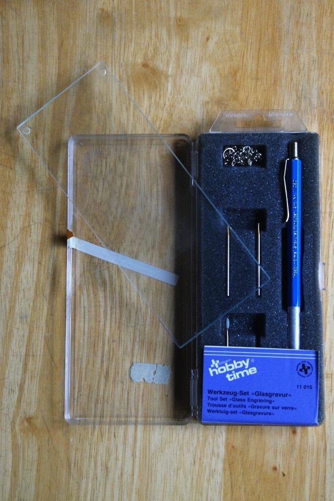 Glasgravureset 1, Hobby en Vrije tijd, Knutselen, Nieuw, Knutselwerk, Ophalen of Verzenden