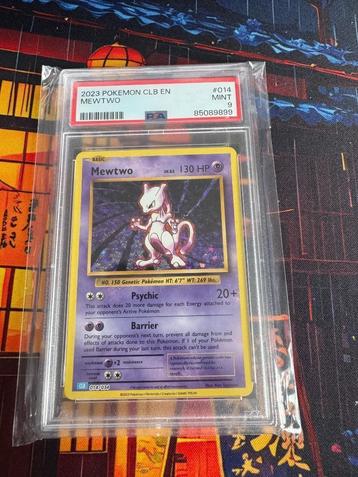 Pokémon classic PSA Mewtwo, Gyarados, Clefable, CHansey  beschikbaar voor biedingen