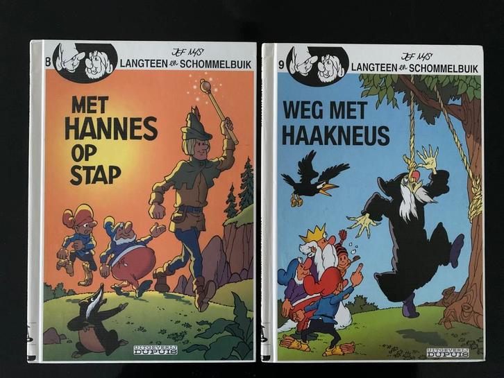 Langteen en Schommelbuik - hc - ex bibliotheek, Boeken, Stripverhalen, Zo goed als nieuw, Ophalen of Verzenden