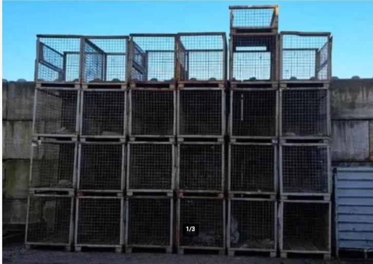 partij gitterboxen Gitterbox / gaascontainer B-keus, Doe-het-zelf en Bouw, Kratten en Dozen, Gebruikt, Ophalen