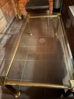 Mooie salon tafel kleur goud in goede staat, Huis en Inrichting, Ophalen, Zo goed als nieuw