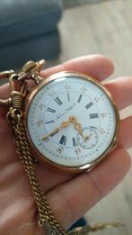 Tavannes  Gold Plated pocket horloge, Autres marques, Or, 1900 à 1930, Enlèvement ou Envoi