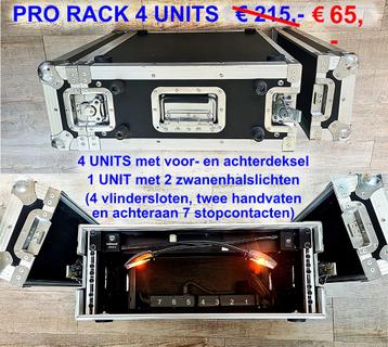 Pro Rack à double porte 4 unités, Enlèvement ou Envoi, Utilisé, Autres instruments, Flight case