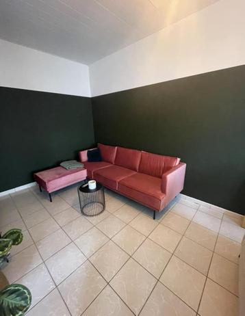 zetel poef velours Sissy-boy roze beschikbaar voor biedingen