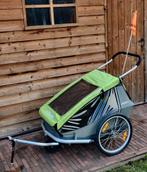 Croozer fietskar/(loop)buggy voor 2 kinderen, Vélos & Vélomoteurs, Comme neuf, Pliable, Enlèvement ou Envoi