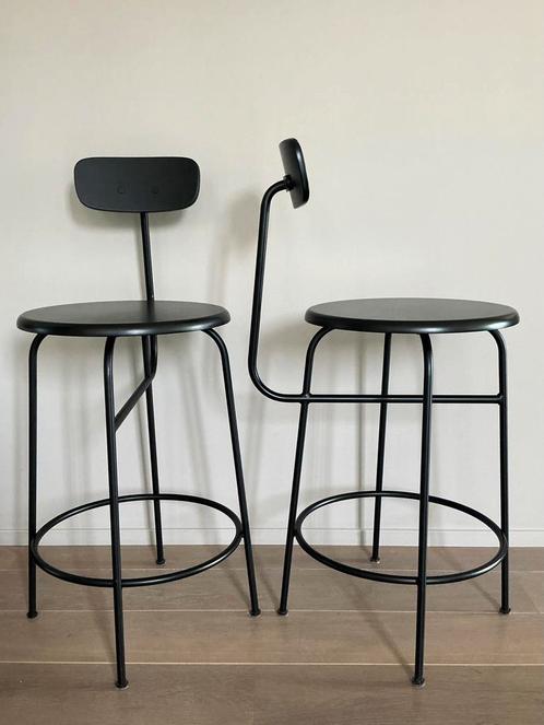Set van twee Afteroom barstoelen, Audo Copenhagen (Menu), Huis en Inrichting, Barkrukken, Zo goed als nieuw, Ophalen