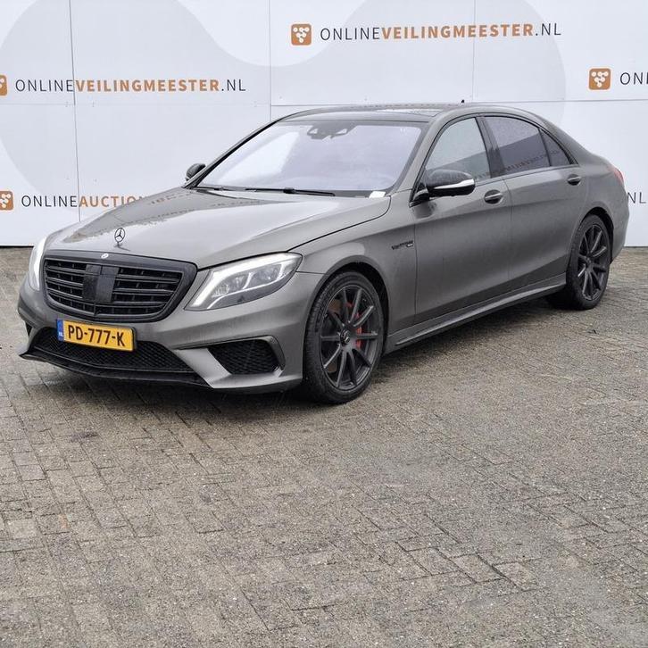 Personenauto Mercedes-Benz, S-Klasse AMG 63 4-Matic Lang, zw, Auto's, Mercedes-Benz, Bedrijf, S-Klasse, 4x4, ABS, Airbags, Airconditioning