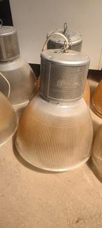 Grande lampe industrielle suspension vintage prise industrie, Utilisé, Enlèvement ou Envoi