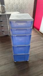 Meuble d’appiont à roulettes et tiroirs, Maison & Meubles, Enlèvement, Comme neuf