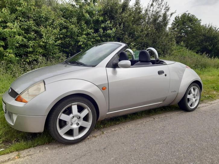 Ford StreetKa 1.6 Cabrio / Leder / Zetelverw /, Auto's, Ford, Particulier, Ka, ABS, Airbags, Airconditioning, Centrale vergrendeling