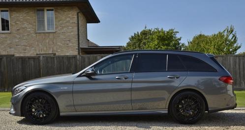 C43 AMG 4-Matic **C63 AMG LOOK**BURMESTER**SPORTUITLAAT**, Auto's, Mercedes-Benz, Bedrijf, Te koop, C-Klasse, 4x4, ABS, Achteruitrijcamera