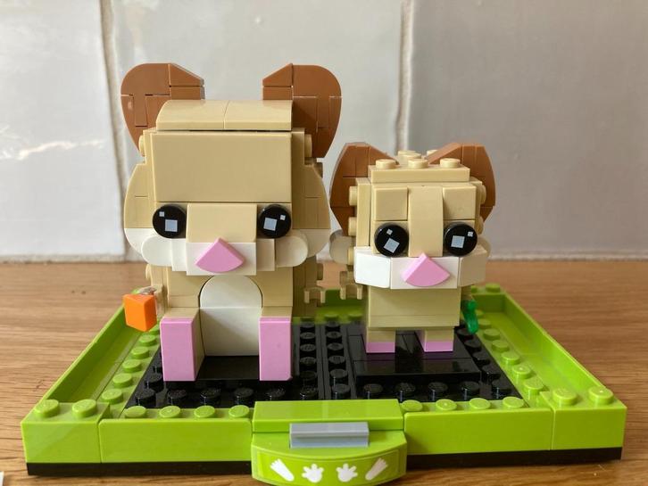 Lego Brickheadz Hamsters 40482, Kinderen en Baby's, Speelgoed | Duplo en Lego, Zo goed als nieuw, Lego, Complete set, Ophalen of Verzenden