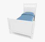 Wit IKEA Hemnes eenpersoonsbed 90 x 200 cm, Ophalen, Gebruikt, 90 cm, Eenpersoons