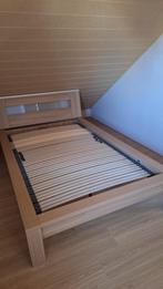 Bed: Twijfelaar + nachtkastje, Huis en Inrichting, Slaapkamer | Complete slaapkamers, Ophalen, Gebruikt, Twijfelaar