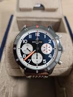 Breitling Classic AVI Chronograph 42 Mosquito ( 2 banden), Handtassen en Accessoires, Horloges | Heren, Ophalen, Staal, Breitling