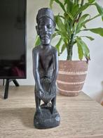 Houten Afrikaans beeldje, Ophalen