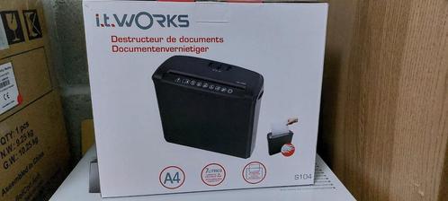 Destructeur de documents, Articles professionnels, Aménagement de Bureau & Magasin | Équipement & Télécommunications, Neuf, dans son emballage