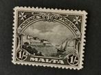 Malta 1926 - Haven van La Valetta, zeilboot **, Ophalen of Verzenden, Malta, Postfris
