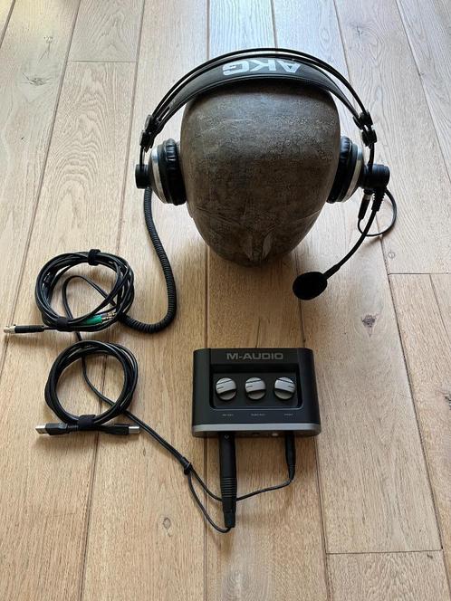 AKG 171 & M-Audio Fast Track-hoofdtelefoons, Audio, Tv en Foto, Bandrecorder, Ophalen of Verzenden