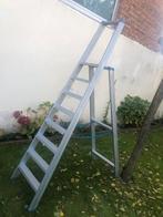 Aluminium professional trapladder, Ophalen