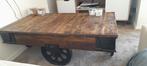 Table basse industrielle venant de chez maison du monde., Huis en Inrichting, Tafels | Salontafels, Ophalen, Zo goed als nieuw