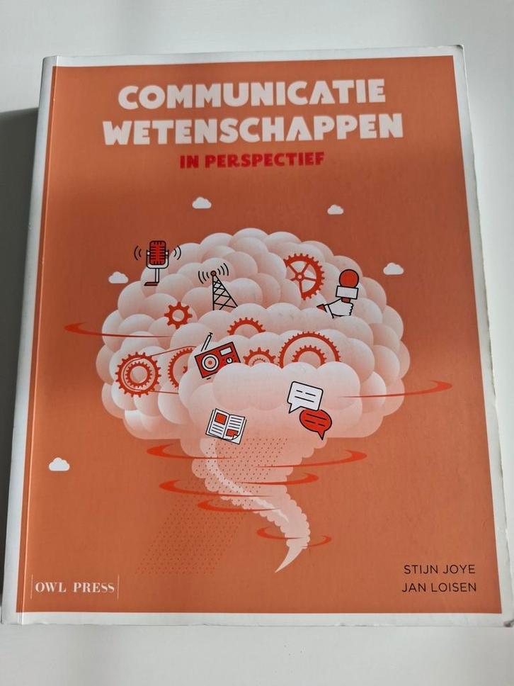 Jan Loisen - Communicatiewetenschappen in perspectief, Boeken, Wetenschap, Zo goed als nieuw, Ophalen of Verzenden