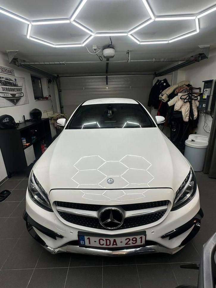 Mercedes-benz C180 coupé ( benzine ) topconditie, Auto's, Mercedes-Benz, Bedrijf, ABS, Benzine, Coupé, Automaat, Zwart, Alcantara